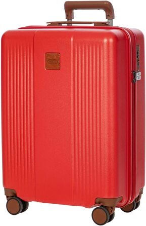 Чемодан на колесах Bric's Ferrara 67 см, чорний (червоний)