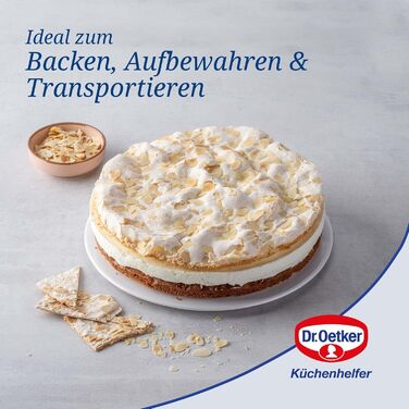 Форма для випічки Dr. Oetker Bake & Go роз'ємна, 26 см, з кришкою, антипригарна, кругла