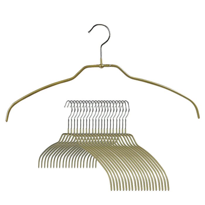 Плечики MAWA Macan Lloyd Silhouette Ultra Leicht (Золото) для сорочок, набір 24 шт.