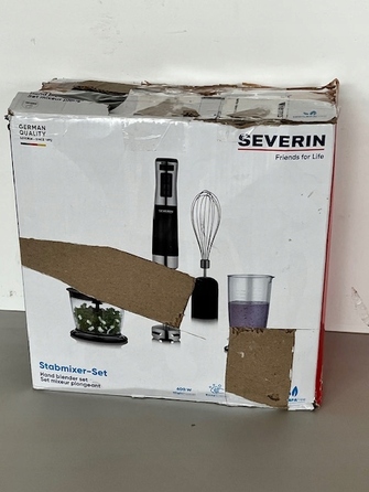 Ручний блендер Severin SM 3772, 600 Вт, сріблястий/сірий