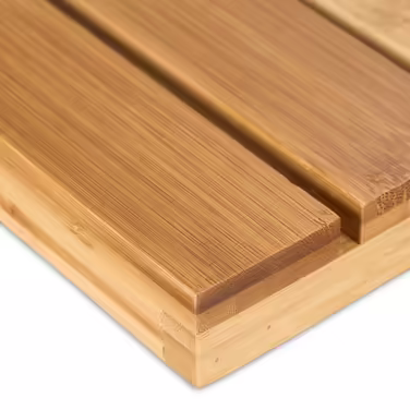 Relaxdays Bamboo Bath Mat