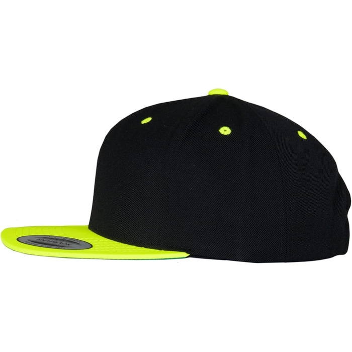 Кепка Flexfit унісекс з квітковим принтом, кепка для жінок та чоловіків, 2 кольори, універсальний розмір (Black/Neonyellow)