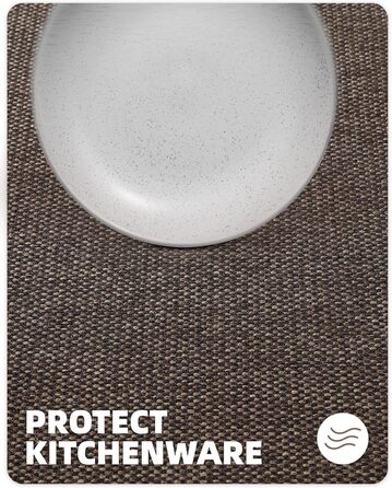 Килимок для кухні COLOR&GEOMETRY: неслизький, миючий, 61x183 см, 4 мм, тканинний, з гумовою основою. Килимок-довгий килим для підлоги перед умивальником, коридору (Коричневий, 43 x 120 см, прямокутний)