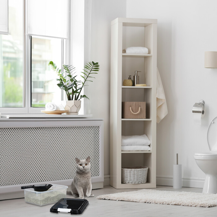 Коробка для зберігання корму для собак Relaxdays з 2 штук