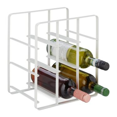 Metal Wine Rack for 9 Bottles
