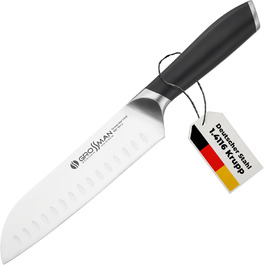 Ніж кухонний Grossman 110EP Santoku, 29 см, сталь, ергономічна ручка