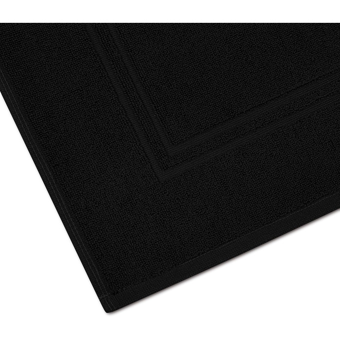 Набір рушників Tens Towels з 100% бавовни, 8 предметів: 2 великі банні рушники, 2 рушники для рук та 4 серветки, гігроскопічні та швидкосохнучі, чорні (50 x 80 см)
