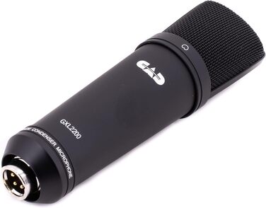 CAD GXL2200 – Конденсаторний мікрофон з великою мембраною для студії та професійних записів. Неймовірна якість звуку, XLR, 48V Phantomspeisung, мембрана 1 дюйм, 75 Ом, 30 Гц - 20 кГц, сріблястий колір