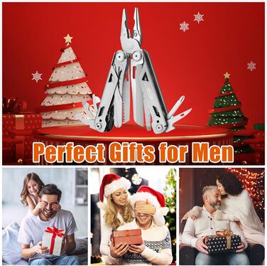 Мультитул 16 в 1: багатофункціональний інструмент для кемпінгу, виживання, туризму та повсякденного використання. З ножем, пилкою, плоскогубцями, викрутками та іншим. Ідеальний подарунок!