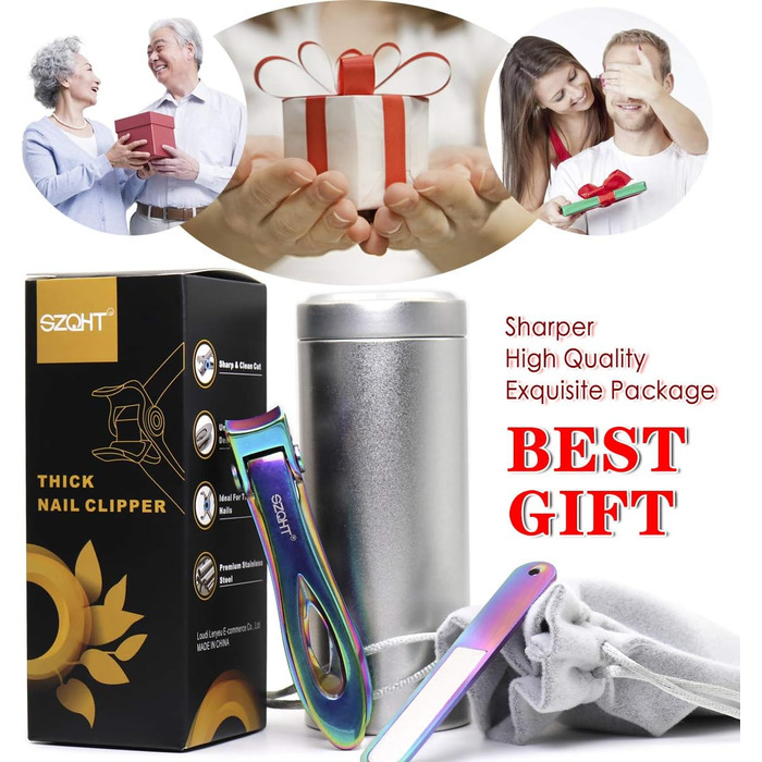 Набір для манікюру та педикюру SZQHT для товстих та врослих нігтів (призматичний)