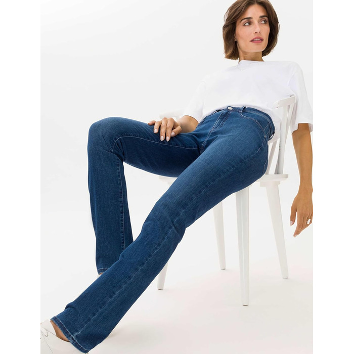 Джинси жіночі BRAX Feel Good Style Mary, Regular Fit 34W/32L, блакитний, класичні п'ятикішенні