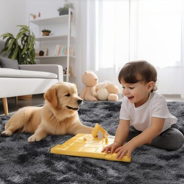 Теппич для вітальні Sour Lemon 140x200 см, сірий, миючий, нековзний, великий, пухнастий, м'який, сучасний, для дому