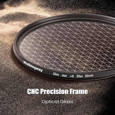 Набір зіркових фільтрів Walking Way 67mm (3 шт.) для камери: 4, 6, 8 променів + чохол