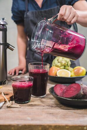 Електричний соковитискач Gastroback 40151 Design Multi Juicer Digital, 1300 Вт, XXL завантажувальний отвір (84 мм), 5 швидкостей