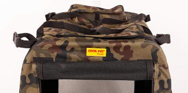 Кія для собак COOL PET, переноска для собак, вольєр для собак 122x79x99 см (камуфляж)