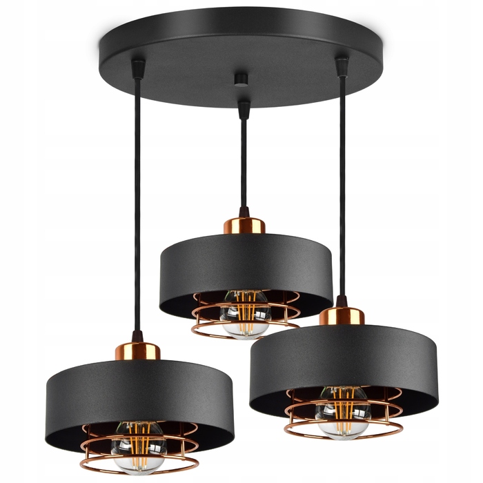 Підвісна люстра Luxolar 754 на 3 цоколі E27