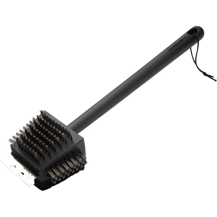 Cuisinart CCB-100 Grill Cleaning Brush with 3 Bristles (4-in-1 Grill Cleaning Brush with Stainless Steel Wire Bristles)