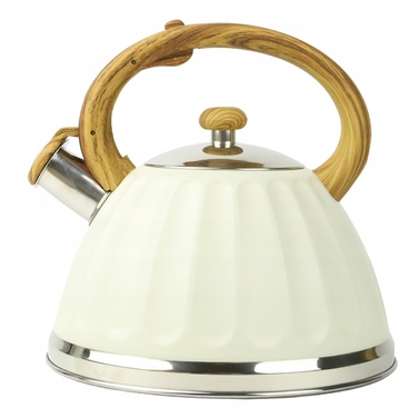 Класичний сталевий чайник Karl Hausmann, 3 л, бежевий