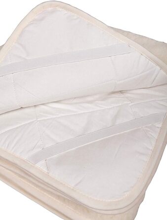 Lambswool mattress topper underblanket, 100% Merino wool, WOOLMARKED, underblanket 90 x 200 cm