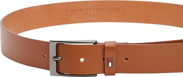 Чоловічий шкіряний ремінь Tommy Hilfiger Layton, 3,5 см, коричневий (Cognac)