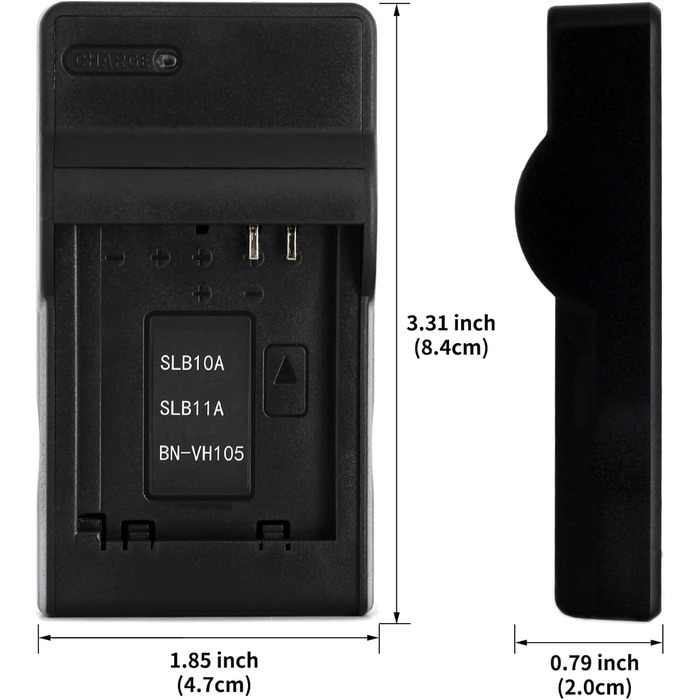 Зарядний пристрій Norifon SLB-10A USB для камер Samsung (P800, PL50-PL70, SL420-SL820, WB150-WB710)
