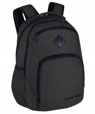 Шкільний багатокомпартментний рюкзак CoolPack, чорний, 30 л