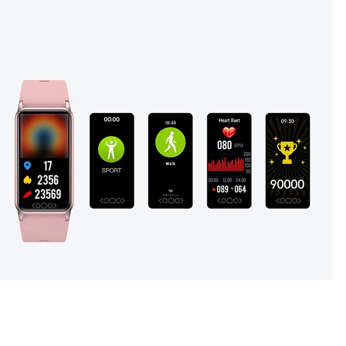 Смарт-годинник Smart-Trend: моніторинг глюкози, температури та ЕКГ, чорний