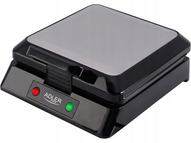 Вафельниця ADLER AD3036, 1500 Вт, сріблястий/сірий