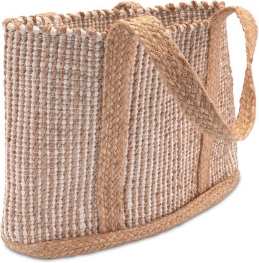 Decorasian Jute Shopping Bag – Jute Bag – Shopping Bag in Boho Style – Ibiza Bag