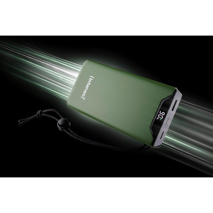 Power Bank Intenso F10000: 10000mAh, USB-C, USB-A, 20W PD, 18W QC, Жовтий