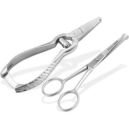 Набір інструментів для догляду за нігтями: кусачки, ножиці, 10 см, нержавіюча сталь