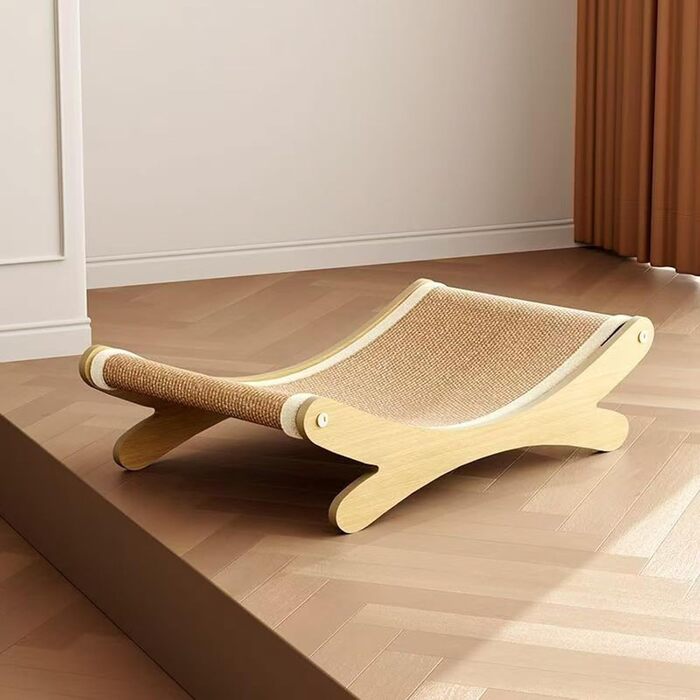 Крісла-лежанки для котів з сизалевим покриттям, гамак, лежанка, крісло-гамак для котів (Хакі)