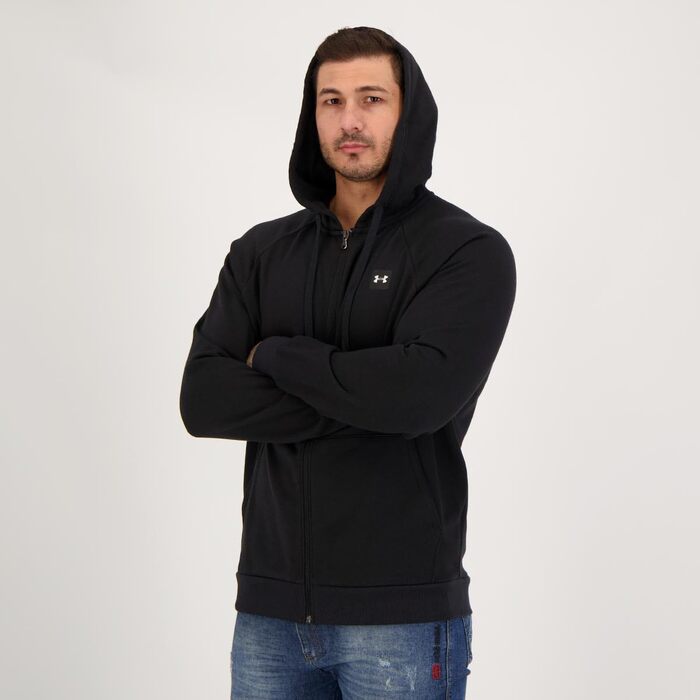 Чоловіча спортивна куртка Under Armour Sportstyle Elite Utility на блискавці, чорна