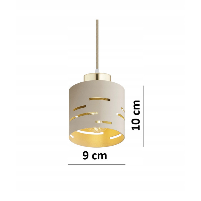 Стельовий світильник Elko-Lighting Vox, бежевий, металевий, на 3 точки освітлення