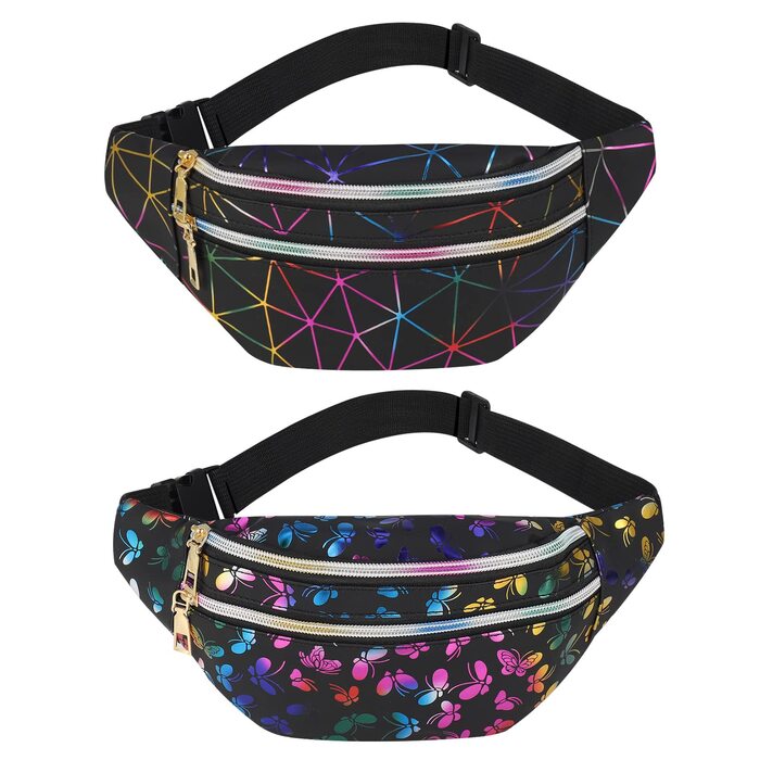 Жіноча/Чоловіча поясна сумка-бананка, водонепроникна, для спорту, подорожей, активного відпочинку