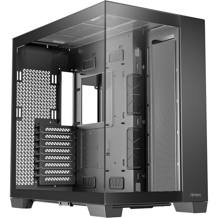 Корпус Antec C8 для RTX 40: двокамерний, з підтримкою 360 мм радіатора, без інструментів, Typ-C, високий повітряний потік