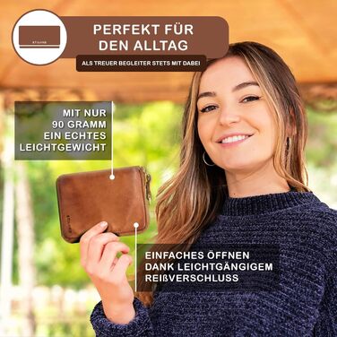 STILORD 'Paris' Leather Wallet - Premium RFID Wallet with NFC Protection - Vintage Wallet made from Genuine Leather for maximum security & elegant box style.