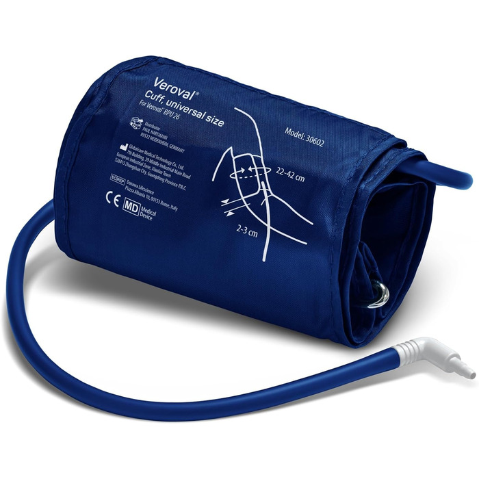 Veroval Compact + Тонометр на плечі BPU 26: виявлення фібриляції передсердь (AFib), передача даних у додаток, Bluetooth