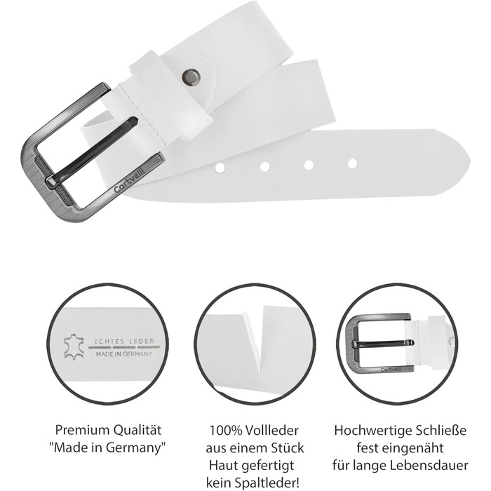 Чоловічий шкіряний ремінь преміум-якості, виготовлений у Німеччині, з подарунковою коробкою. Ширина 40 мм. Зверніть увагу на таблицю розмірів.