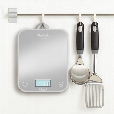 Кухонні ваги Tefal Optiss, сріблястий/сірий, 5 кг
