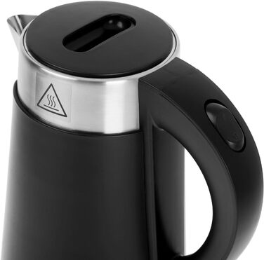 Електричний чайник Adler AD 1372, 0.6 л, Чорний – компактний, для невеликих кухонь, швидкий нагрів