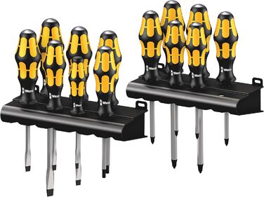 Набір викруток Wera Kraftform Big Pack 900, 13 предметів, ударостійкі, з тримачем, 05133285001