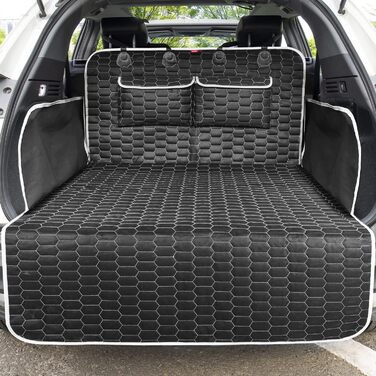 Захист для багажника автомобіля Oasser для собак з боковими та захистом краю вантажного отвору, універсальний, водонепроникний, стійкий до подряпин, нековзний, килимок для багажника