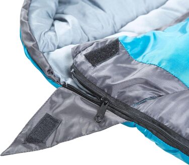 Спальний мішок Trespass Doze DREI на 3 сезони, 230x85x55 см, універсальний розмір, кобальтово-синій