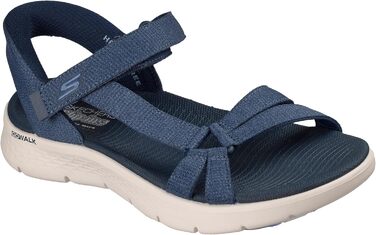 Сандалі жіночі Skechers Go Walk Flex Illuminate Hands Free Slip-ins Navy 39 EU - Зручні повсякденні сандалі