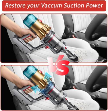 Контейнер для пилу Dyson V12 Detect Slim/ V10 Digital Slim, замінна частина, аксесуар, арт. 965272-01