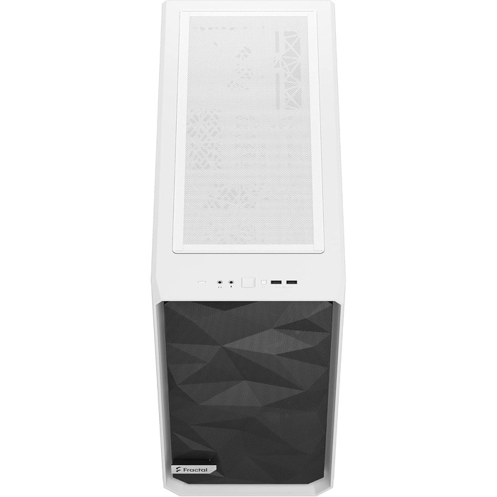 Корпус ПК Fractal Design Meshify 2 Lite White з прозорим склом, ATX Mid Tower