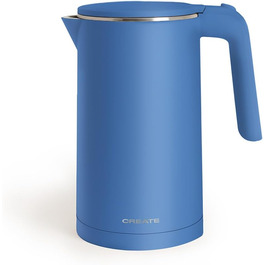 Електричний чайник CREATE STUDIO PRO 1 л з регулюванням температури, підігрівом, кабелем та автовимкненням (Кобальтовий)