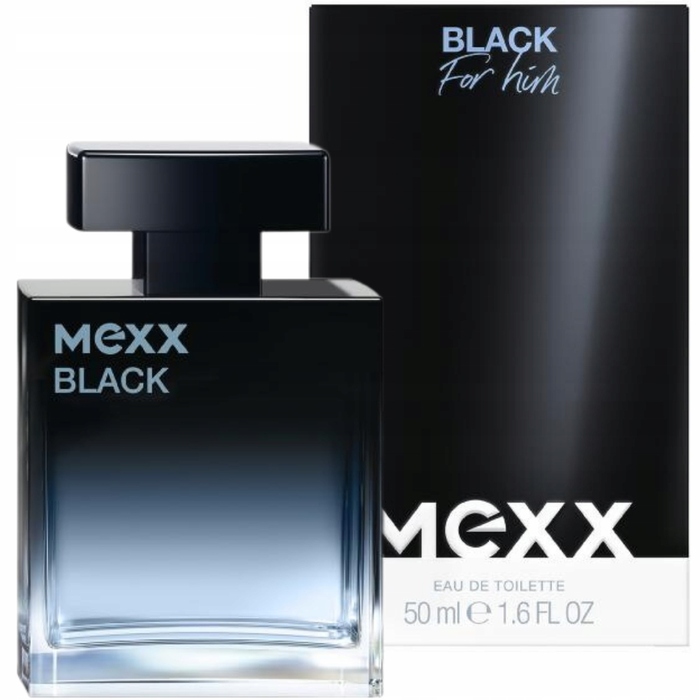 Чоловіча туалетна вода Mexx Black for Him, чорний перець та кедр, 50 мл