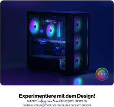 Корпус для ПК ENDORFY Arx 700 ARGB, ATX, загартоване скло, підсвітка ARGB